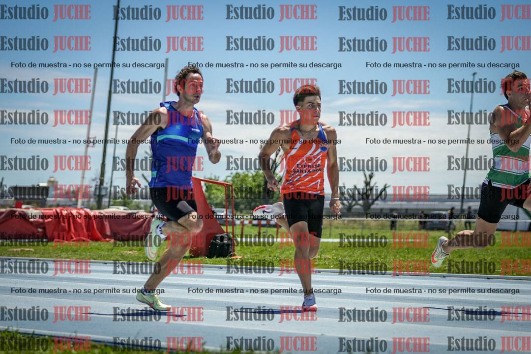 Fotos de los 100 m llanos de varones
