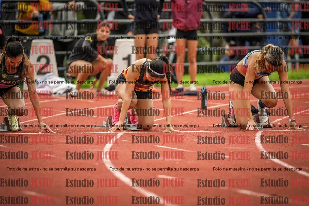 Fotos de los 100 m llanos de mujeres