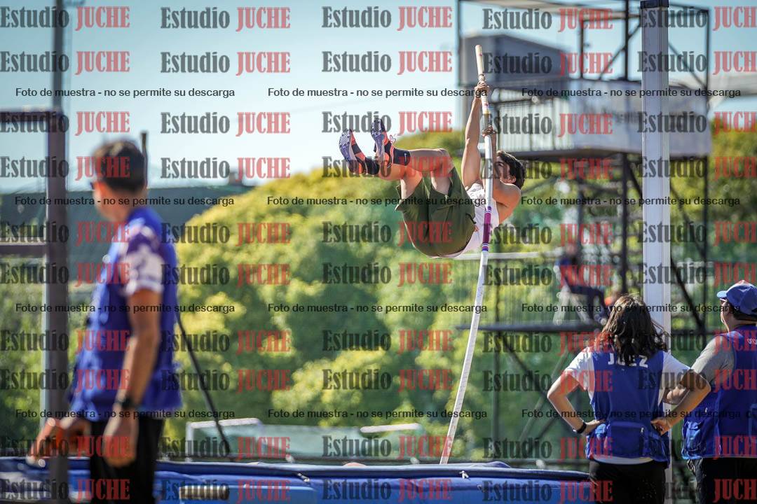 Fotos del salto con garrocha de mujeres y varones