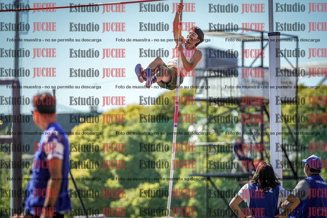 Fotos del salto con garrocha de mujeres y varones