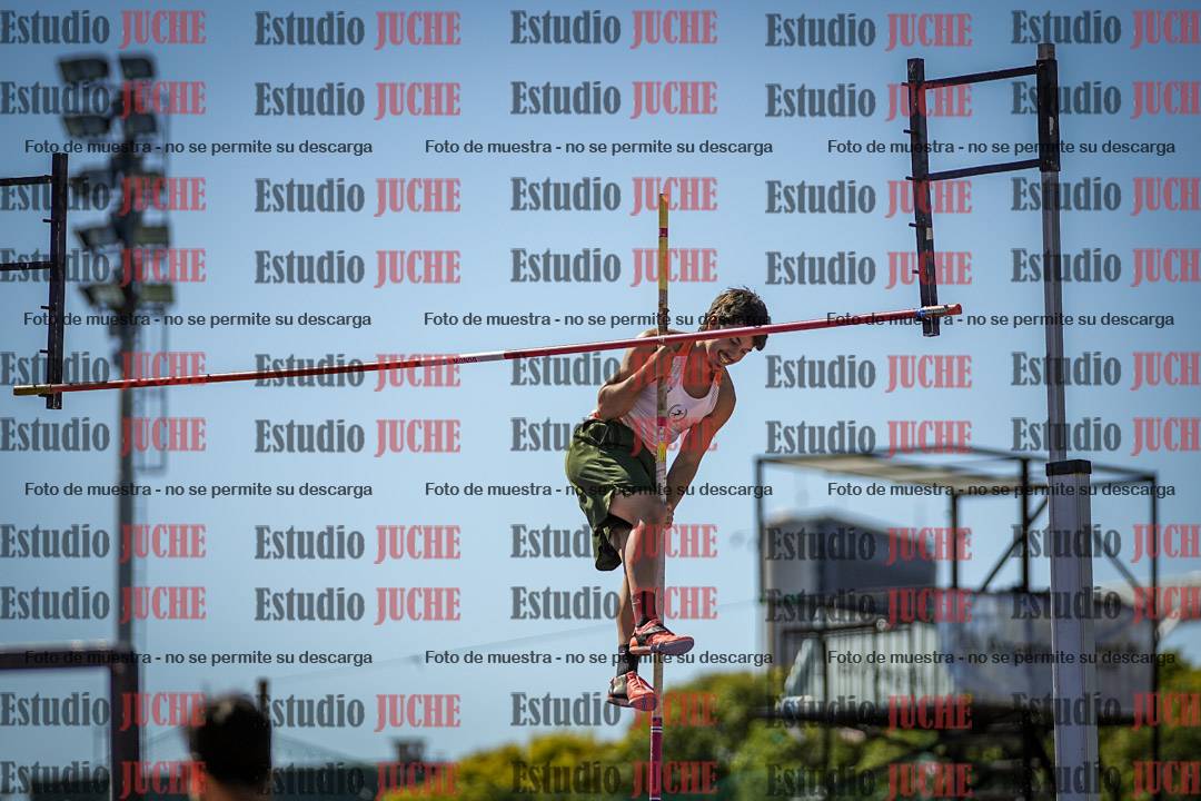 Fotos del salto con garrocha de mujeres y varones