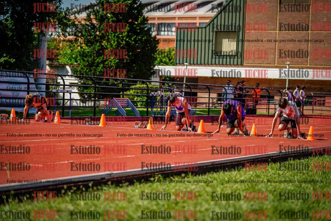 Fotos de los 80 m llanos de varones