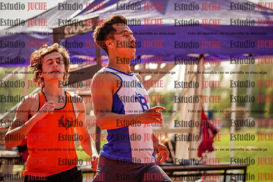 Fotos de los 100 m llanos de varones