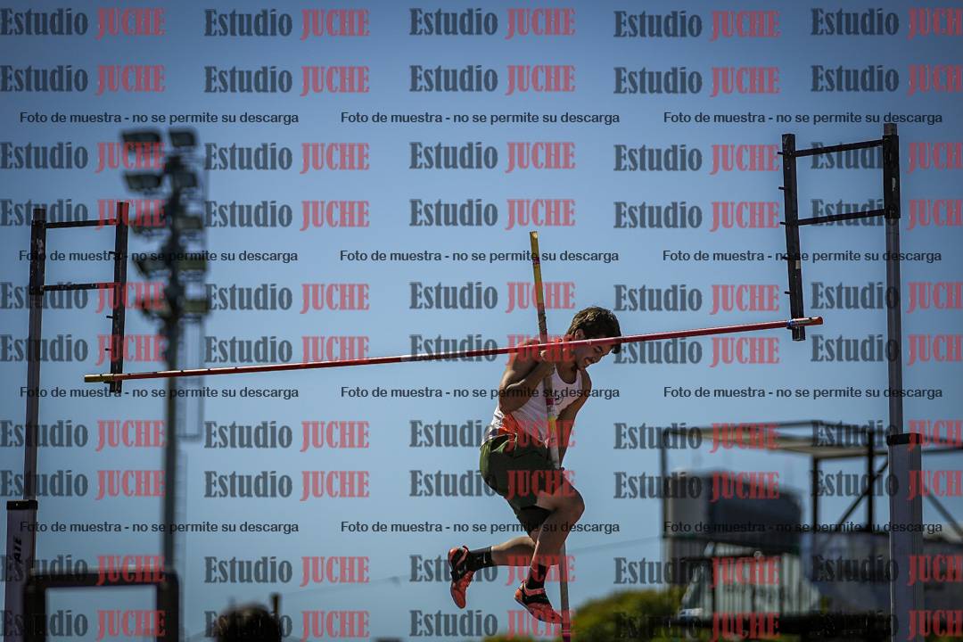 Fotos del salto con garrocha de mujeres y varones