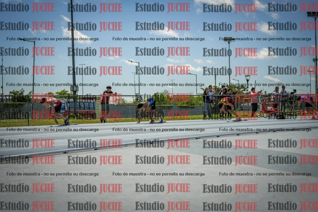 Fotos de los 200 m llanos de varones