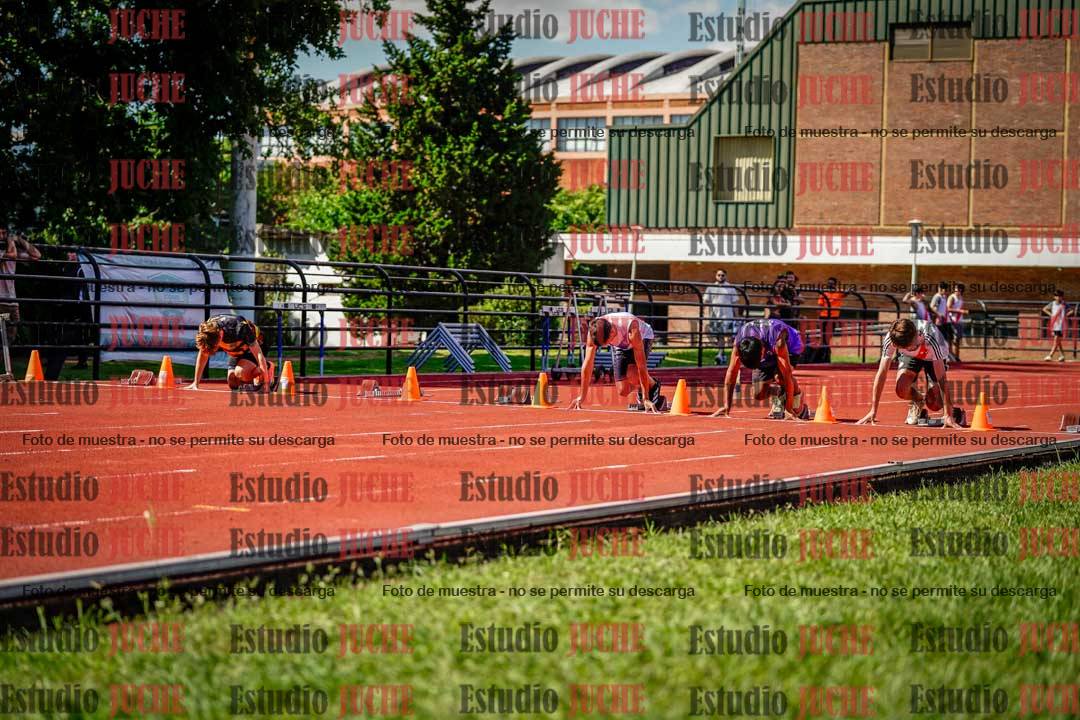 Fotos de los 80 m llanos de varones