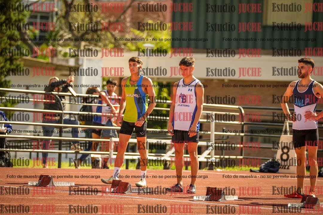Fotos de los 100 m llanos de varones