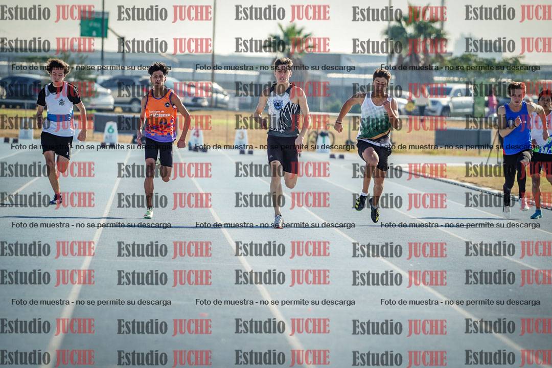 Fotos de los 100 m llanos de varones