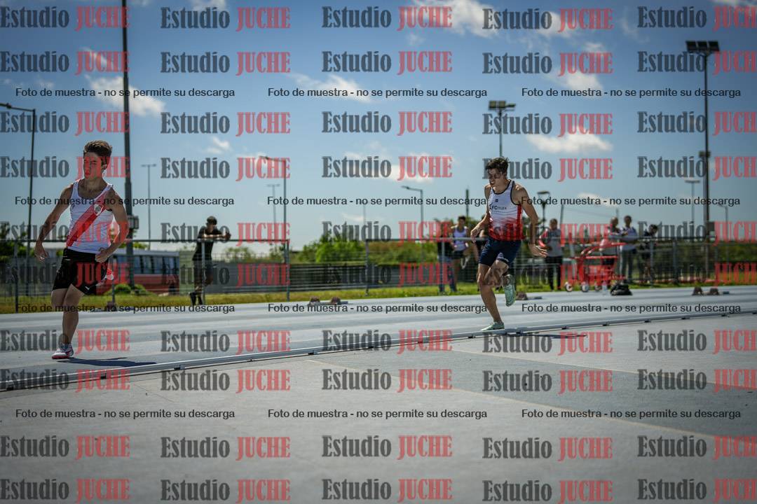 Fotos de los 200 m llanos de varones