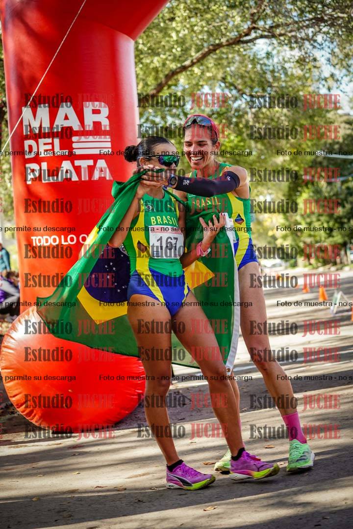 Fotos de los 20.000 m de marcha atlética de mujeres y varones
