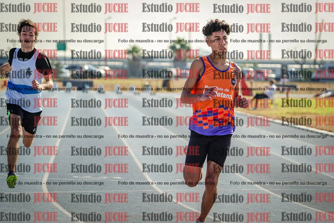 Fotos de los 100 m llanos de varones