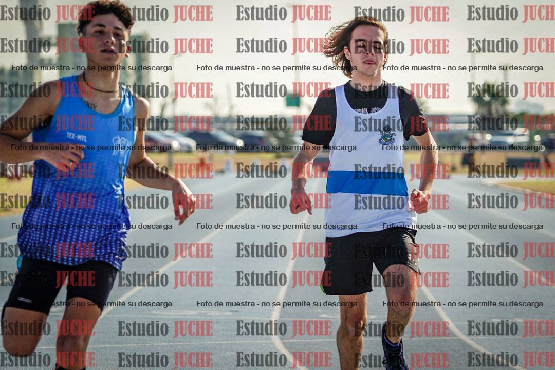 Fotos de los 100 m llanos de varones