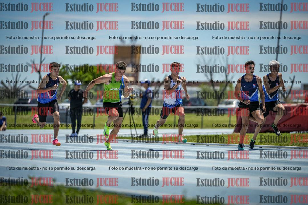 Fotos de los 100 m llanos de varones