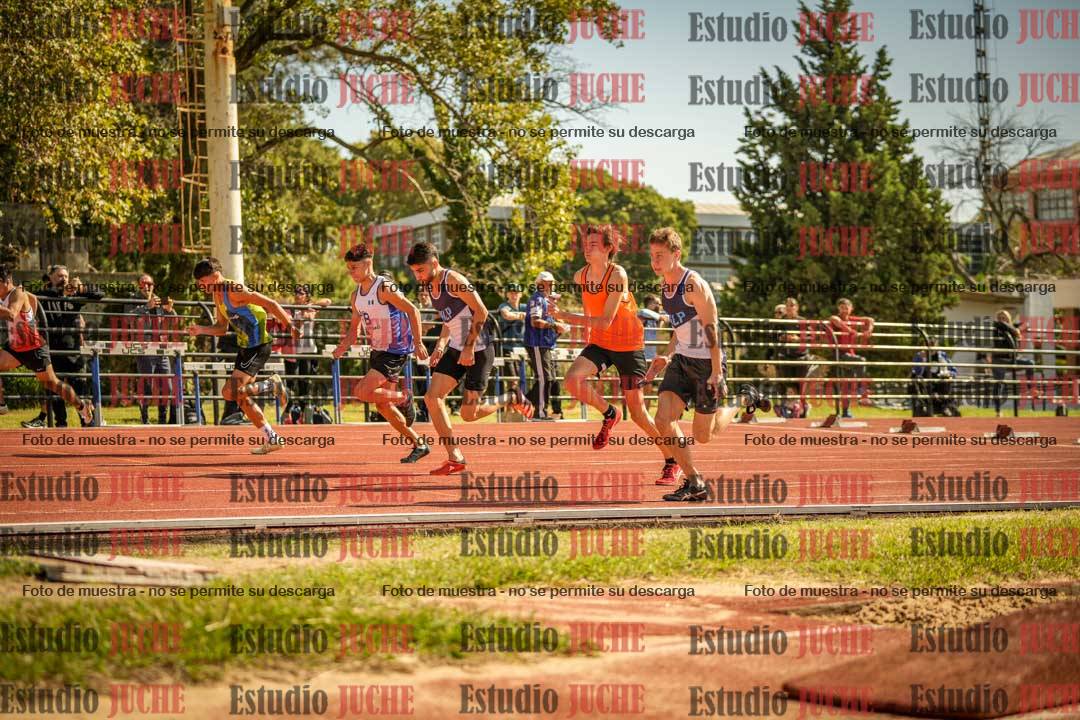 Fotos de los 100 m llanos de varones