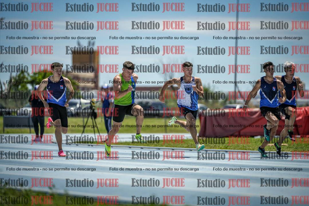 Fotos de los 100 m llanos de varones
