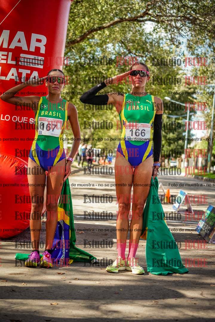 Fotos de los 20.000 m de marcha atlética de mujeres y varones