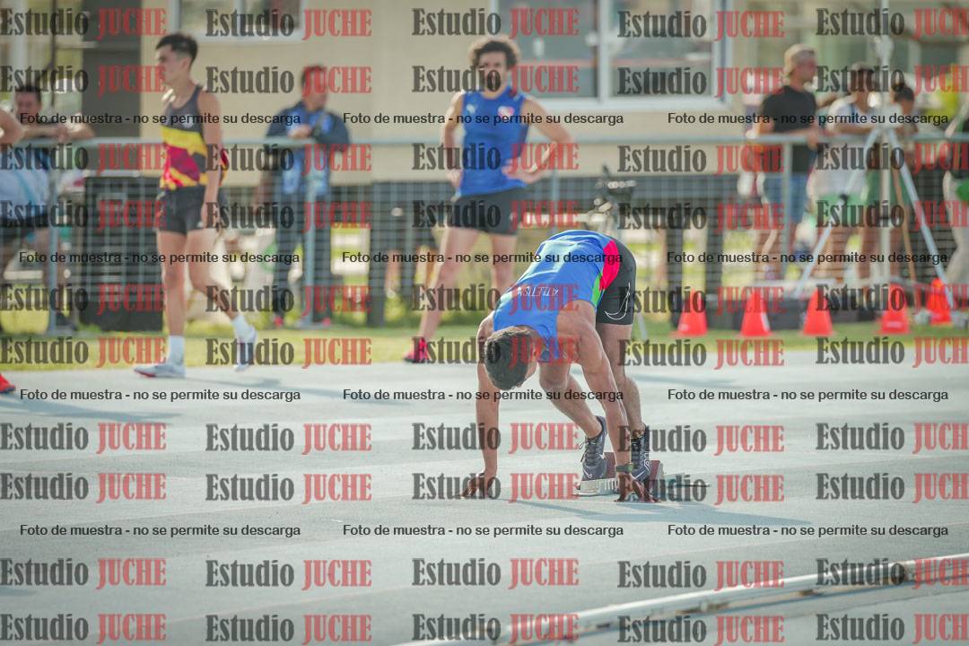 Fotos de los 400 m llanos de varones