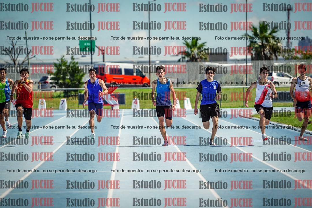 Fotos de los 200 m llanos de varones