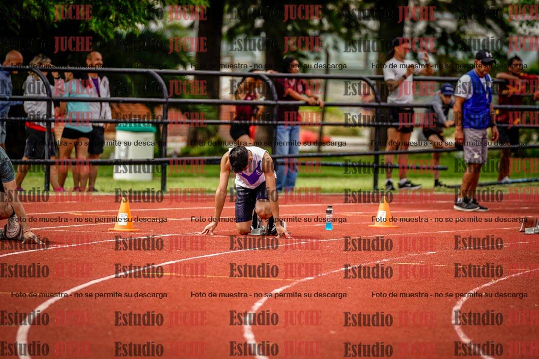 Fotos de los 200 m llanos de varones