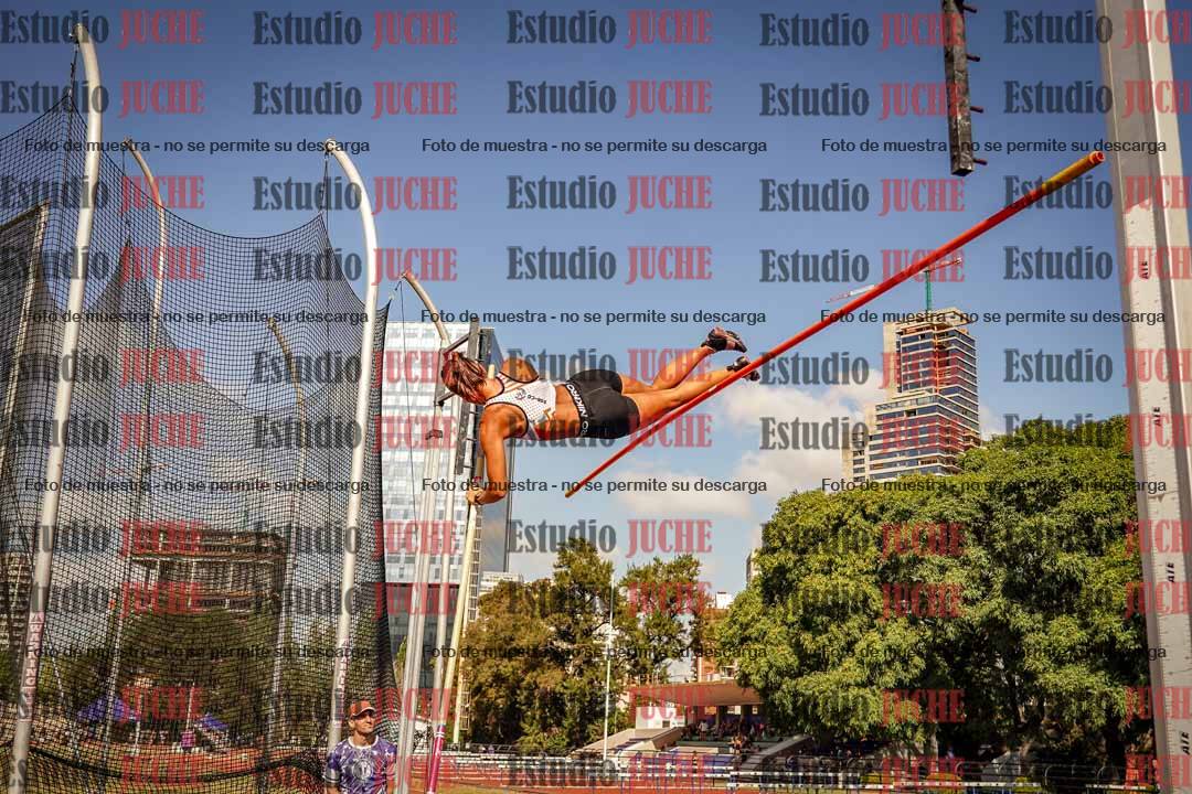 Fotos del salto con garrocha de mujeres y varones