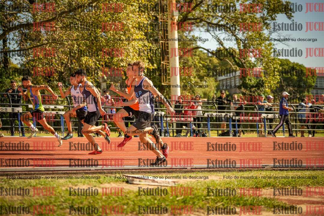 Fotos de los 100 m llanos de varones