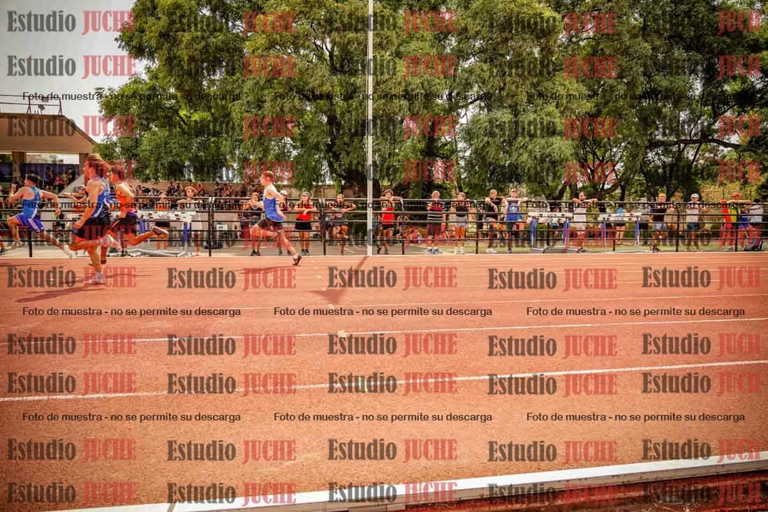 Fotos de los 100 m llanos de varones