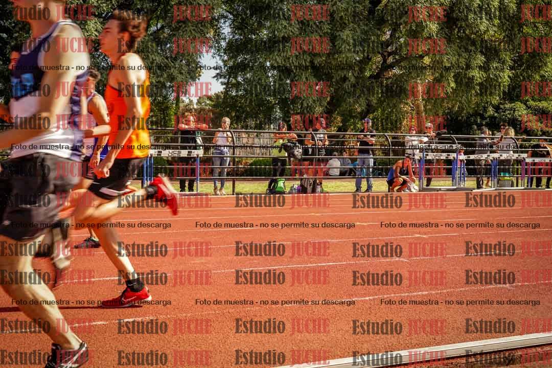 Fotos de los 100 m llanos de varones