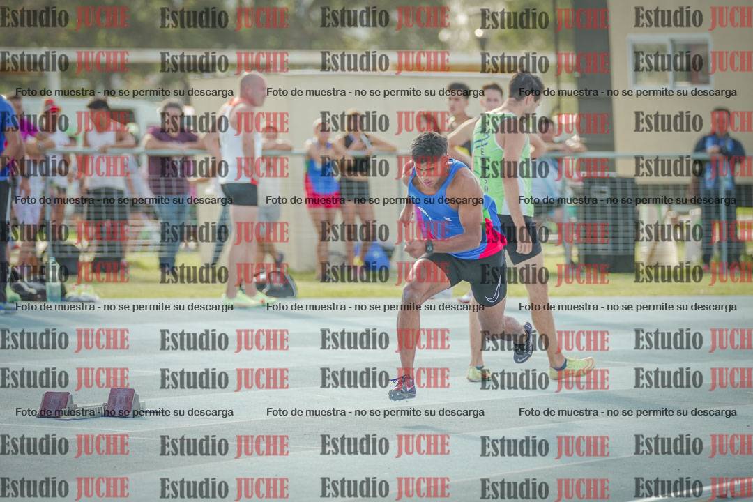 Fotos de los 400 m llanos de varones