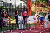 Fotos de los 200 m llanos de varones