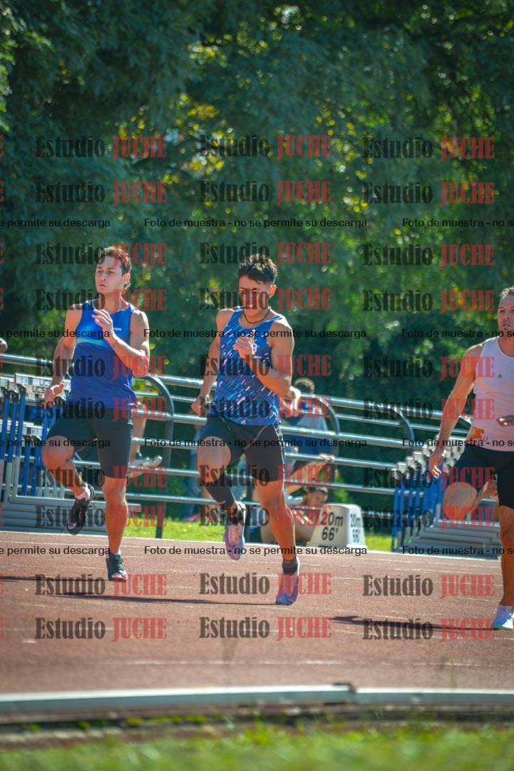 Fotos de los 100 m llanos de varones