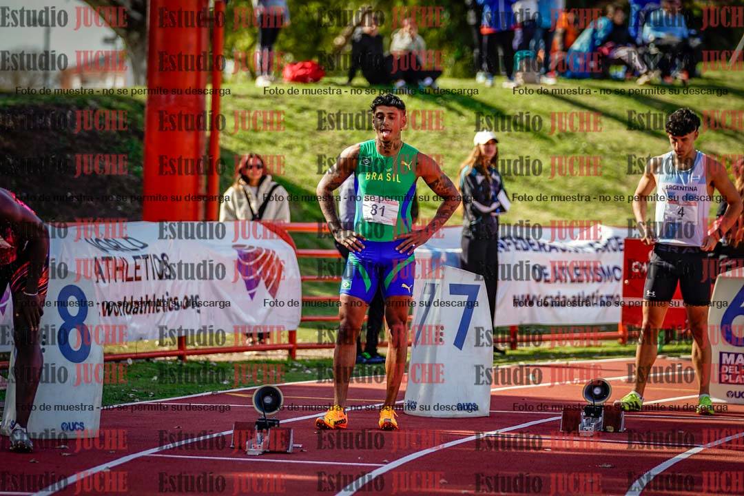 Fotos de los 200 m llanos de varones