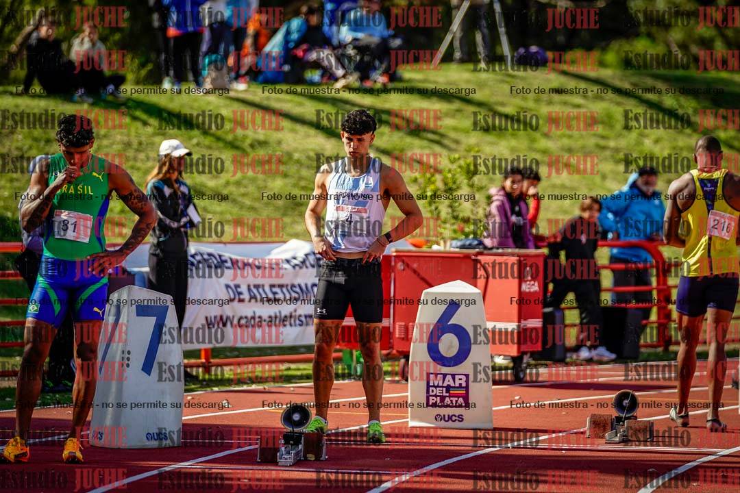 Fotos de los 200 m llanos de varones