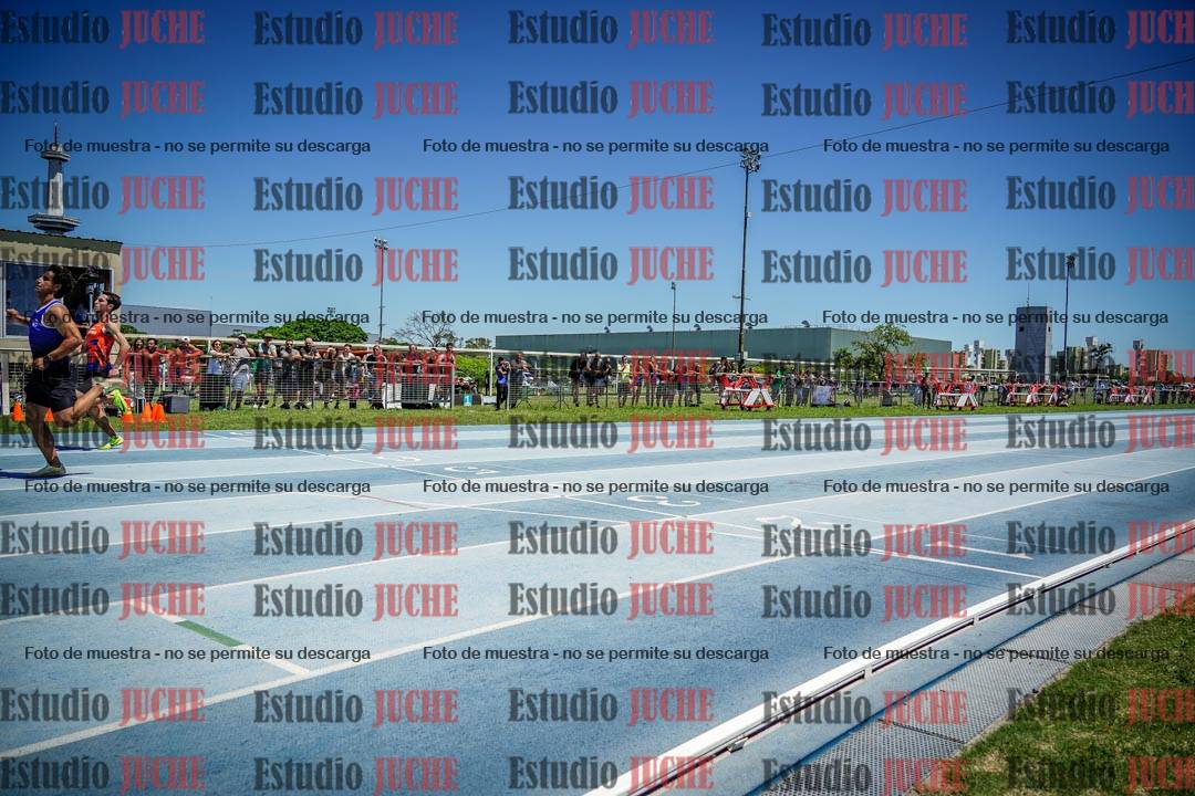 Fotos de los 100 m llanos de varones