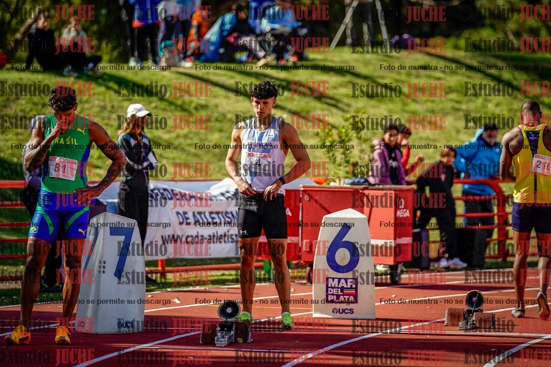 Fotos de los 200 m llanos de varones