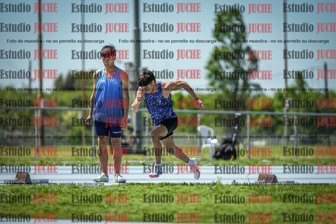 Fotos de los 200 m llanos de varones