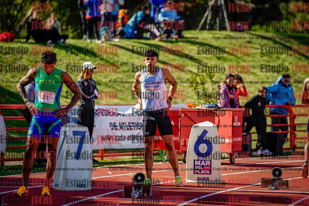 Fotos de los 200 m llanos de varones