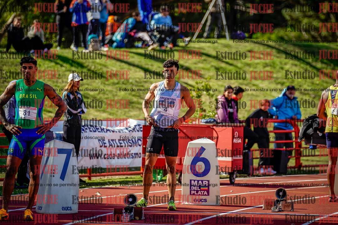 Fotos de los 200 m llanos de varones