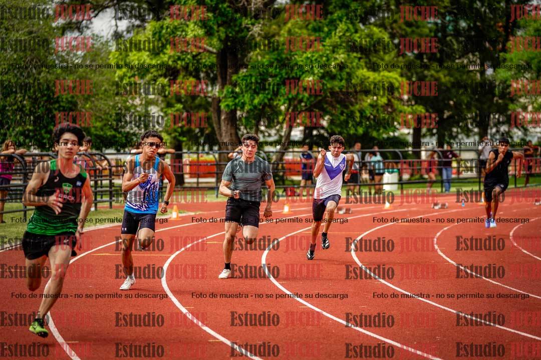Fotos de los 200 m llanos de varones
