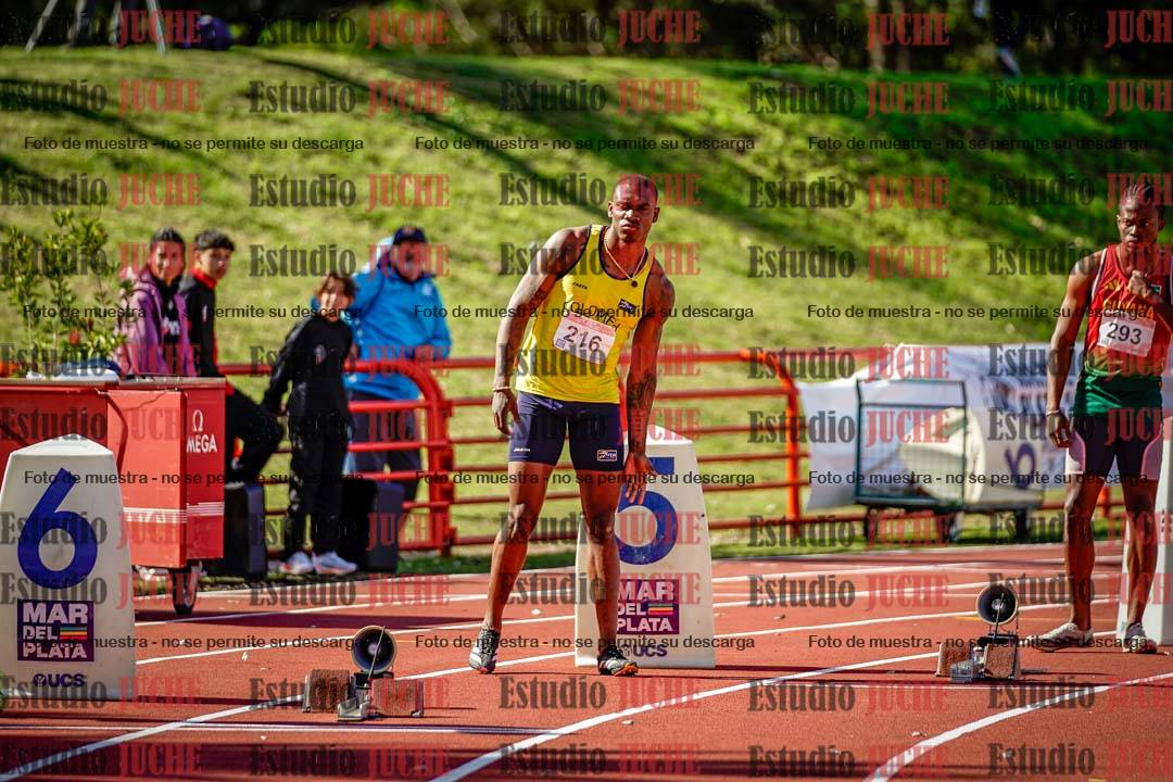 Fotos de los 200 m llanos de varones