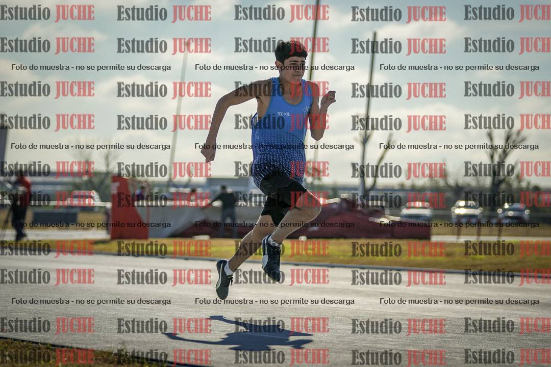 Fotos de los 100 m llanos de varones