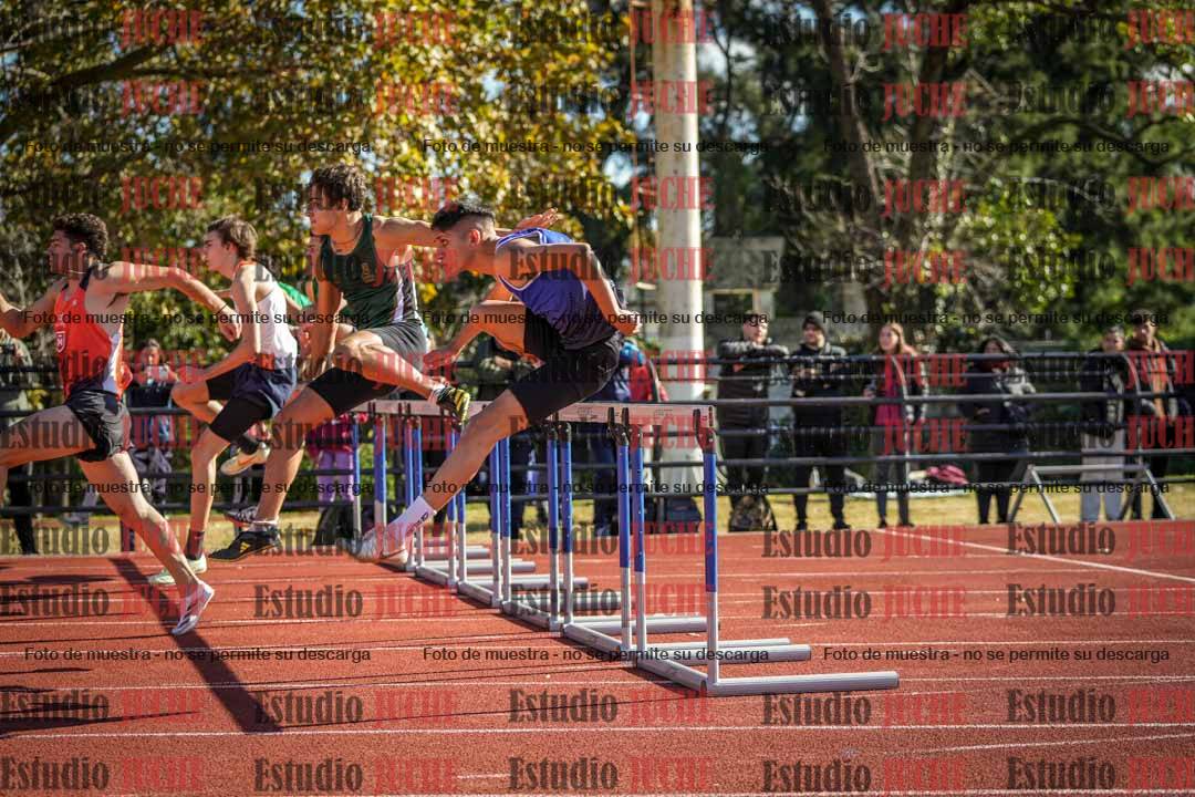 Fotos de los 110 m con vallas de varones