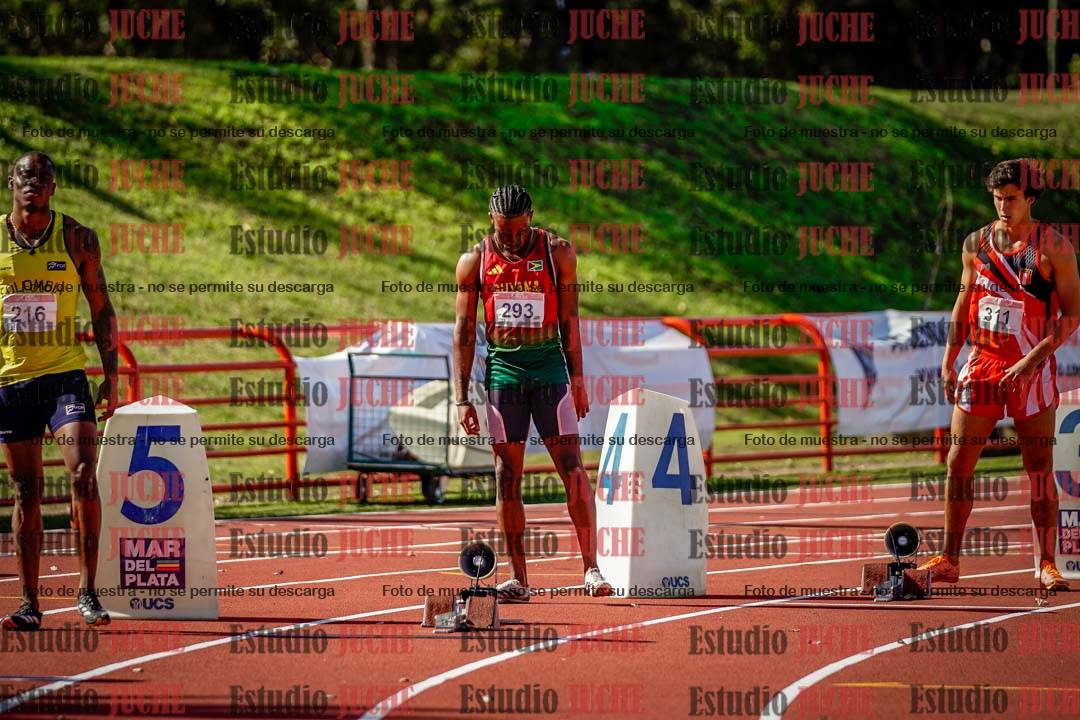 Fotos de los 200 m llanos de varones