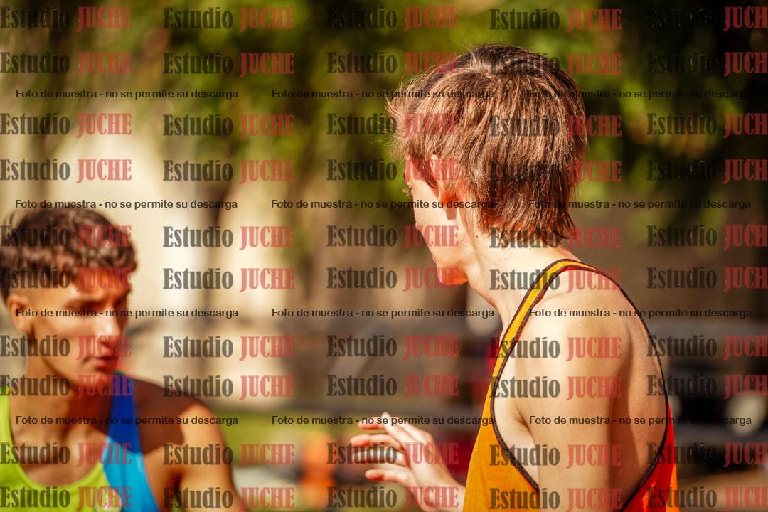 Fotos de los 100 m llanos de varones