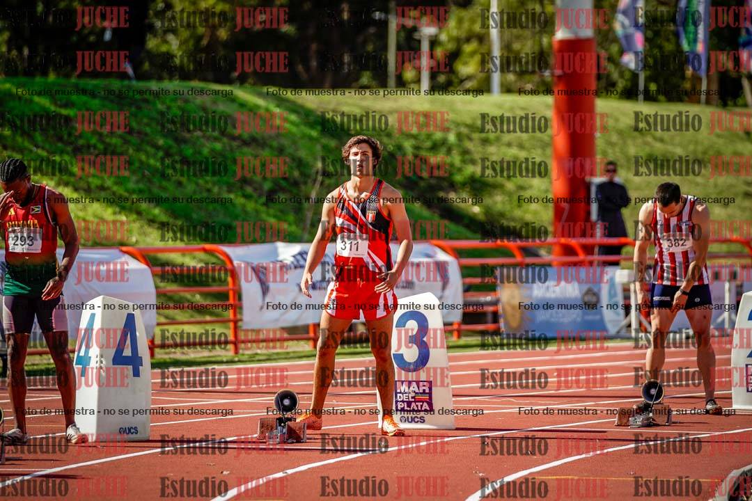 Fotos de los 200 m llanos de varones