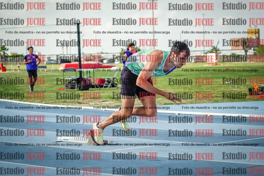Fotos de los 400 m llanos de varones