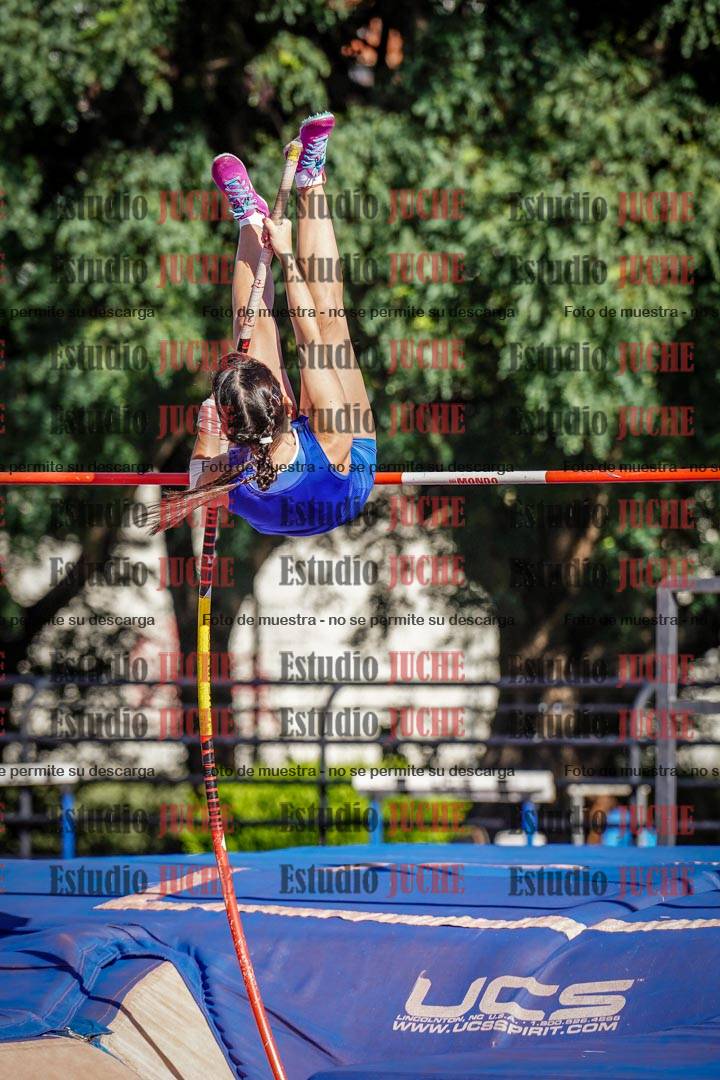 Fotos del salto con garrocha de mujeres y varones