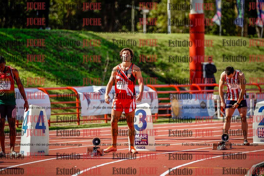 Fotos de los 200 m llanos de varones