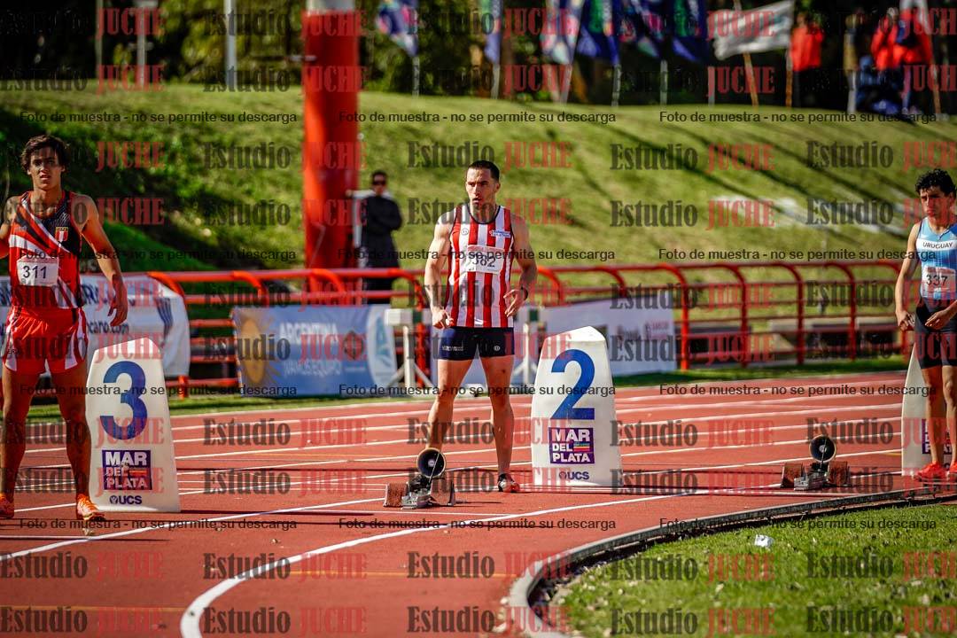 Fotos de los 200 m llanos de varones