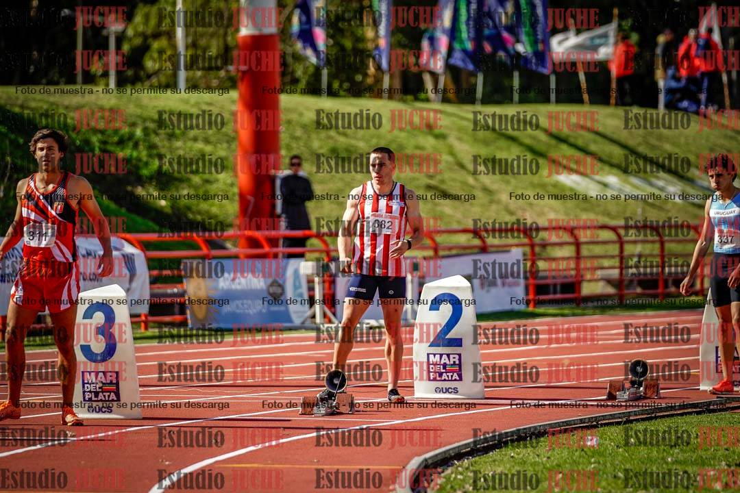 Fotos de los 200 m llanos de varones