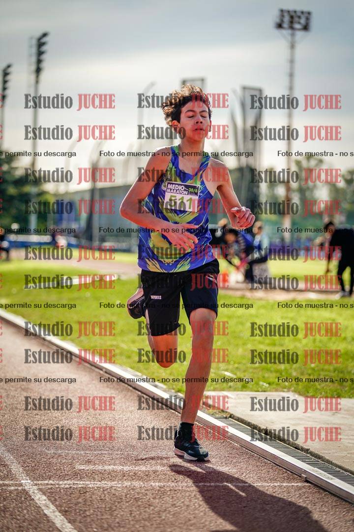 Fotos de los 600 m llanos de varones